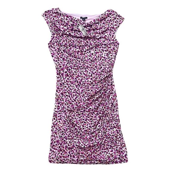 Ann Taylor Casual Watercolor Floral Print Dress Size XS NWT - Picture 1 of 13
